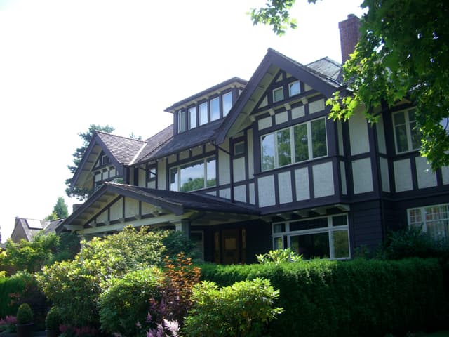 Capilano Golf & Country Club - tudor style building exterior paint maintenance