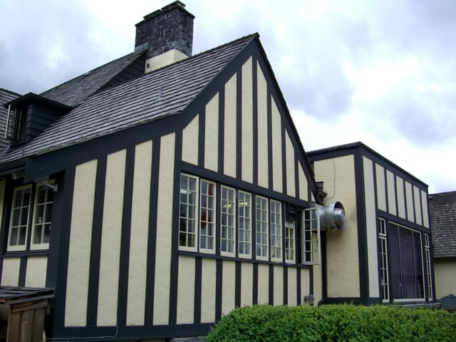 Capilano Golf & Country Club - tudor style building exterior paint maintenance