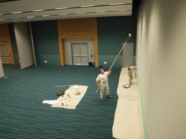 Vancouver Convention Centre - interior commercial painting